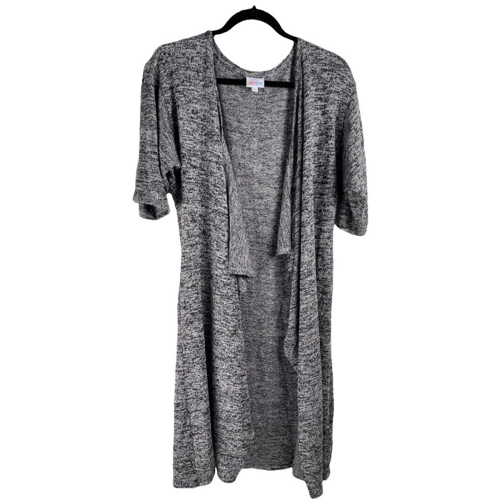 LulaRoe Women's Grey Drape/Handkerchief Cardigan Size S